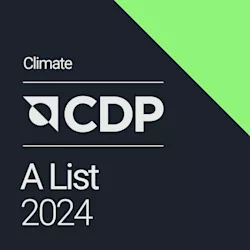 CDP「氣候變遷」、「水安全」獲得領導評級(2025)的LOGO