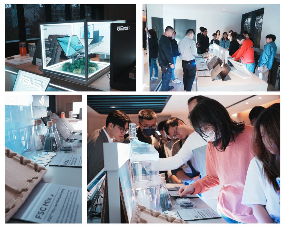 Members touring the Circular Economy and Digital Platform exhibition zones